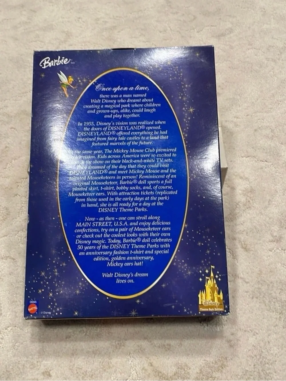 Barbie Disney Theme Parks 50th Anniversary Doll - White & Blue NIB